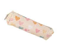 ZEPFJHE Caricature du Stylo Pochette À Crayon en Cuir Résistant À l'eau