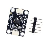 ZEPFJHE Carte de Mesure de température I2C ADT7410 et alertes | Interruptions critiques de surchauffe et de surchauffe ou de sous-température, alertes directes de seuil matériel