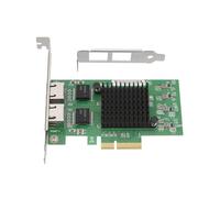 ZEPFJHE Carte d'extension Ethernet PCIE 2,5 Gbit/s avec double port RJ45 10/100/1000 Mbps pour serveur de bureau Gigabit carte