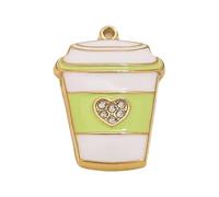 ZEPFJHE Cartoon Ice Cream/Cup/Téléphone Élégant Pendentif En Acier Inoxydable Pour Sacs Keychains Bijoux De Fabrication Accessoires Cartoon Ice Cream Pendentif