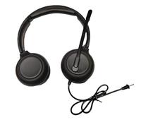 ZEPFJHE Casque De Bureau avec Amélioration des Protections Sûres en Cuir PU Soft PU en Cuir Compatible Confortable Compatibilité Large Compatibilité Centre D'appel D'appel De Bruit Bruit