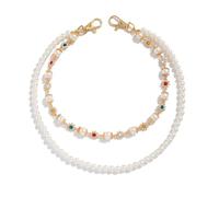 ZEPFJHE Cette élégante chaîne de perles et de strass ajoute des designs uniques aux tenues denim, accessoires de collection de bijoux, bijoux en jean pour femme