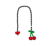 ZEPFJHE Chaîne De En Alliage Rouge Vif Décoration Ludique Styles Dopamine Pendentif Bijoux Pour Femmes Et Filles Mignon Porte-monnaie En Forme Cœur Rouge Breloque
