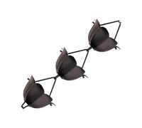 ZEPFJHE Chaîne de pluie réglable en forme de fleur de 90 cm de long en aluminium pour gouttière - Guide de débit d'eau - Convient pour le drainage du jardin