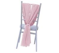 ZEPFJHE Chaise Blanche Châssis En Tulle Mariage De Cérémonie Mariage Enchanteur La Cérémonie Fabriquée À Partir Couverture Chaise Salle Banquet Tissu