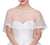 ZEPFJHE Châle de protection confortable et portable pour femme - Couverture luxueuse et respirante pour mariage de printemps