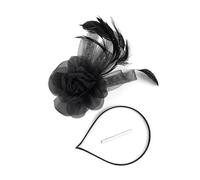 ZEPFJHE Chapeau bibi de mariée réglable avec bandeau et clip - Accessoire tendance pour demoiselles d'honneur, carnavals, festivals, accessoires de mode pour femme