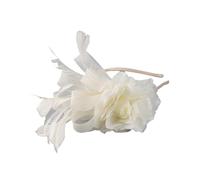 ZEPFJHE Chapeau bibi de mariée réglable avec bandeau et clip - Accessoire tendance pour demoiselles d'honneur, carnavals, festivals, accessoires de mode pour femme