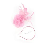 ZEPFJHE Chapeau bibi de mariée réglable avec bandeau et clip - Accessoire tendance pour demoiselles d'honneur, carnavals, festivals, accessoires de mode pour femme