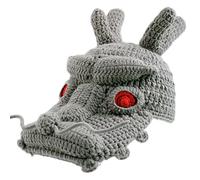 ZEPFJHE Chapeau chinois Loong pour l'automne et l'hiver - Accessoires photo tricotés résistants - Chapeaux en tricot au crochet pour femmes