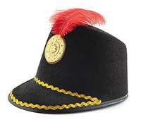 ZEPFJHE Chapeau de chevalier vintage pour homme Halloween soldat vintage fête d'honneur garde spectacle haut bonnet hommes cosplay fête cosplay défilés festival couvre-chef européen