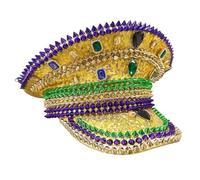 ZEPFJHE Chapeau de mariage tendance pour bal de fin d'année, fête de mariée avec paillettes/strass pour carnaval, enterrement de vie de jeune fille, fête pour femme avec strass pour chapeaux de