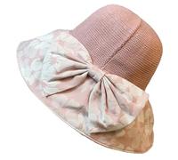 ZEPFJHE Chapeau de pêcheur tendance résistant au soleil pour femme - Large bord - Pour cyclisme, randonnée, activités de plein air, a, taille unique