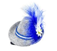 ZEPFJHE Chapeau de théâtre Stovepipe pour costume d'Halloween et jeu de rôle Accessoire de mode amusant Panama à bord court pour homme