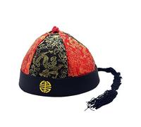 ZEPFJHE Chapeau traditionnel des empereurs chinois pour événement costumé, tissu en soie, palais Prince Tangzhuang, accessoires de costume, chapeau, Costume oriental de l ' empereur