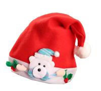 ZEPFJHE Chapeaux fantaisie réglables en tricot chaud pour Noël et fêtes - Respirant