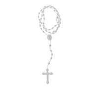 ZEPFJHE Chapelet de 8 couleurs noctilucentes - Collier de perles catholicisme - Bijou religieux pour usage quotidien - Pendentifs en cristal sans fixation, taille unique, Comme décrit, Comme décrit.