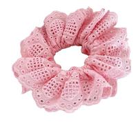 ZEPFJHE Chouchous à cheveux élégants avec bordure en dentelle - Corde élastique douce - Style décontracté - Pour femme