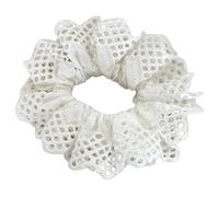 ZEPFJHE Chouchous à cheveux élégants avec bordure en dentelle - Corde élastique douce - Style décontracté - Pour femme