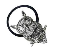 ZEPFJHE Chouchous en corde à cheveux en forme de tête de mort, chouette, pour femmes, adolescentes, vintage, cravate, queue de cheval, cosplay, festival, décoration de cheveux