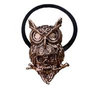 ZEPFJHE Chouchous en corde à cheveux en forme de tête de mort, chouette, pour femmes, adolescentes, vintage, cravate, queue de cheval, cosplay, festival, décoration de cheveux