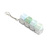 ZEPFJHE Clavier D'éclairage LED À 4 Pc Cliquez sur Toy Keycap Tester pour Le Soulagement des Contraintes Et Le Jeu De Traits De Jeu Sensoriel