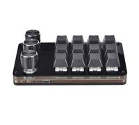 ZEPFJHE Clavier USB 12 touches de programmation macro avec 3 boutons Macro Mécanique Clavier de jeu à main