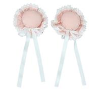 ZEPFJHE Coiffure ronde pour chignon ébouriffé pour femme, cosplay, couvre-chef, chouchous