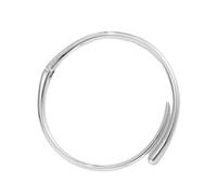 ZEPFJHE Collier à collier à ressort doré/argenté pour, Silver