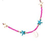 ZEPFJHE Collier De Coquillages Perlé À La Mode Pour Les Femmes Cherche Des Styles Personnalisés Et Océanique Inspirer Les Pièces De Déclaration Des Bijoux Chaîne Réglable