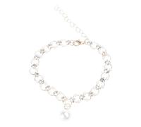 ZEPFJHE Collier De Perles Élégantes Simple Texture En Alliage En Alliage Bijoux De Chaîne Réglable Perfection Pour Une Déclaration À La Mode Collier Pour Femmes Sophistiqué