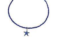 ZEPFJHE Collier Dynamique Des Étoiles De Mer Avec Des Perles Pratiques Pour Un Look Élégant Adapté Dates Et Célébrations Du Collier De Mode