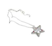 ZEPFJHE Collier En Forme D'alliage En Alliage Alliage Caractéristique De Charme De Zircon Dopamine Pour Les Bijoux Superposition Élégants A L'air Joail Mode Star Lucky Star Gift