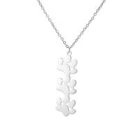ZEPFJHE Collier moderne avec pendentif griffe élégant pour les jeunes amateurs de mode qui apprécient les bijoux distinctifs