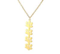 ZEPFJHE Collier moderne avec pendentif griffe élégant pour les jeunes amateurs de mode qui apprécient les bijoux distinctifs