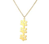 ZEPFJHE Collier moderne avec pendentif griffe élégant pour les jeunes amateurs de mode qui apprécient les bijoux distinctifs