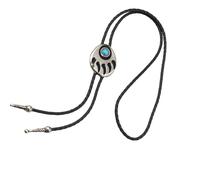 ZEPFJHE Collier Pendentif En Pierre De La Griffe D'ours Occidental Réglable Pour Hommes Et Femmes Styles Rodéos Collier De Rodéos Cowboy Accessoires Pour Hommes Et Femmes