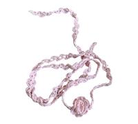 ZEPFJHE Collier ras du cou en crochet fait à la main en forme de rose pour femme - Cadeau de mariage - Écharpe tendance, taille unique, Comme décrit, Comme décrit.