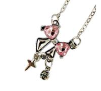 ZEPFJHE Collier tendance rose avec nœud papillon pour événement social, bijou pour femme, chaîne clavicule adaptée pour les fêtes, les rendez-vous et les styles quotidiens, accessoire de fête, taille