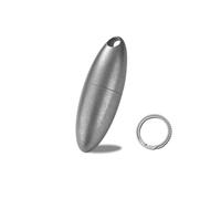 ZEPFJHE Conteneur Miniature Résistant À L'humidité avec Accessoires De Porte-clés Accessoires Camping Thermique Stable Format Poche Durabilité Conteneur Porte-clés Étanche