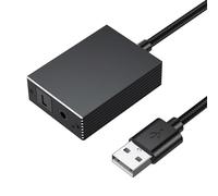 ZEPFJHE Convertisseur D'extracteur Auditif USB pour Ordinateur Portable PC SPDIF Optique Adaptateur Auditif 3 5 Mm