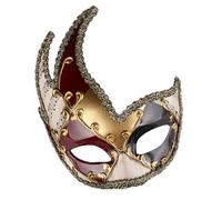 ZEPFJHE Costume de carnaval vénitien pour Halloween, soirée, bal de fin d'année, Mardi Gras, fête musicale vénitienne, bal masqué, costume d'Halloween pour fête