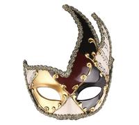 ZEPFJHE Costume de carnaval vénitien pour Halloween, soirée, bal de fin d'année, Mardi Gras, fête musicale vénitienne, bal masqué, costume d'Halloween pour fête