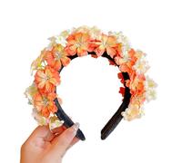 ZEPFJHE Couronne de fleurs de mariée pour mariage, guirlandes florales, couronne de cheveux, bandeaux de fleurs pour femmes, bandeaux de cheveux pour femmes
