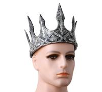 ZEPFJHE Couronne médiévale vintage avec croissants - Accessoire de cosplay - Pour homme et enfant - Événement scolaire - Couronnes royales vintage