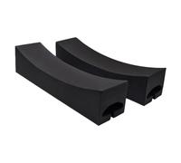 ZEPFJHE Coussinets de Transport de Toit pour Planche de Surf avec Paire de Coussins en Mousse Noire, supérieur incurvé pour Planche à pagaie, équipement de Conduite de Plage, Configuration Coussinets