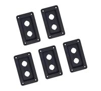 ZEPFJHE Couvercle de Panneau ABS 120 x 70 mm, Frontale Noire pour projets de réparation de Prise Murale à l ' intérieur Pendant la rénovation, Panneau de Garniture de Frontale pour cinéma de