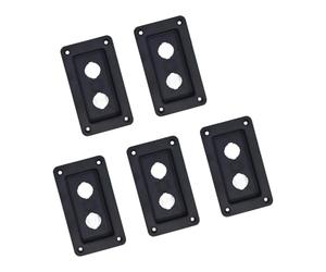 ZEPFJHE Couvercle de Panneau ABS 120 x 70 mm, Frontale Noire pour projets de réparation de Prise Murale à l ' intérieur Pendant la rénovation, Panneau de Garniture de Frontale pour cinéma de