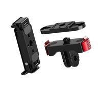 ZEPFJHE Couvre-Batterie De Fixation Magnétique Sécurisée pour GOPRO13 / 12/11/10/9 Adventure Cameras Aluminium Alloying Batchage Changeur Rapide Porte De