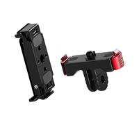 ZEPFJHE Couvre-Batterie De Fixation Magnétique Sécurisée pour GOPRO13 / 12/11/10/9 Adventure Cameras Aluminium Alloying Batchage Changeur Rapide Porte De